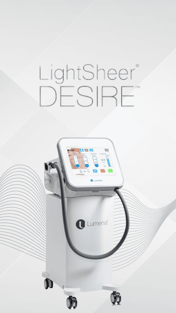 quipamento Light Sheer Desire da Mais Laser Locação, ideal para depilação a laser de alta performance