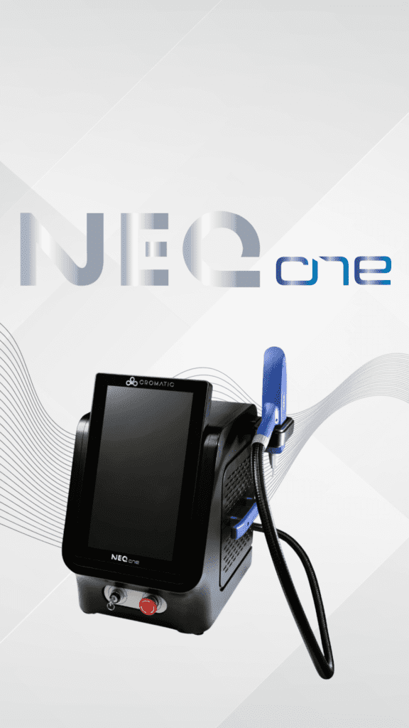 equipamento Neo One da Mais Laser Locação, ideal para tratamentos estéticos avançados e revitalização da pele.