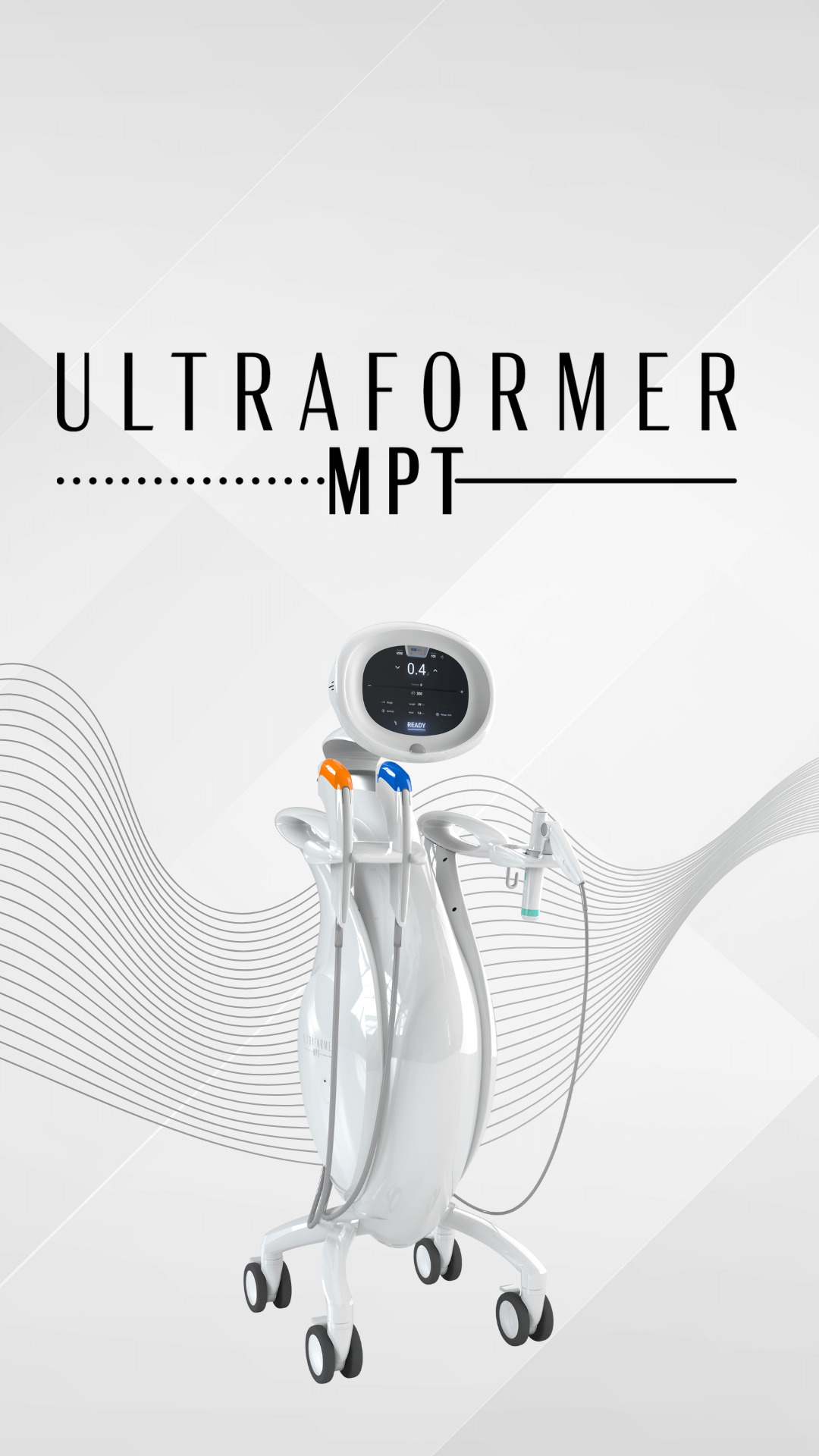 quipamento Ultraformer MPT da Mais Laser Locação, ideal para tratamentos estéticos avançados
