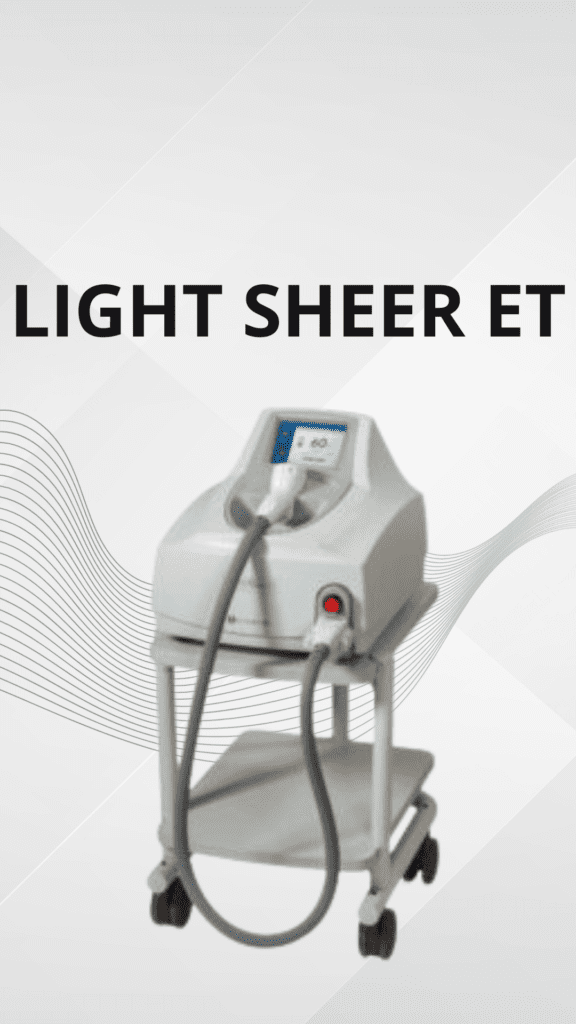 Light Sheer et da Mais Laser Locação, ideal para depilação a laser de alta performance.